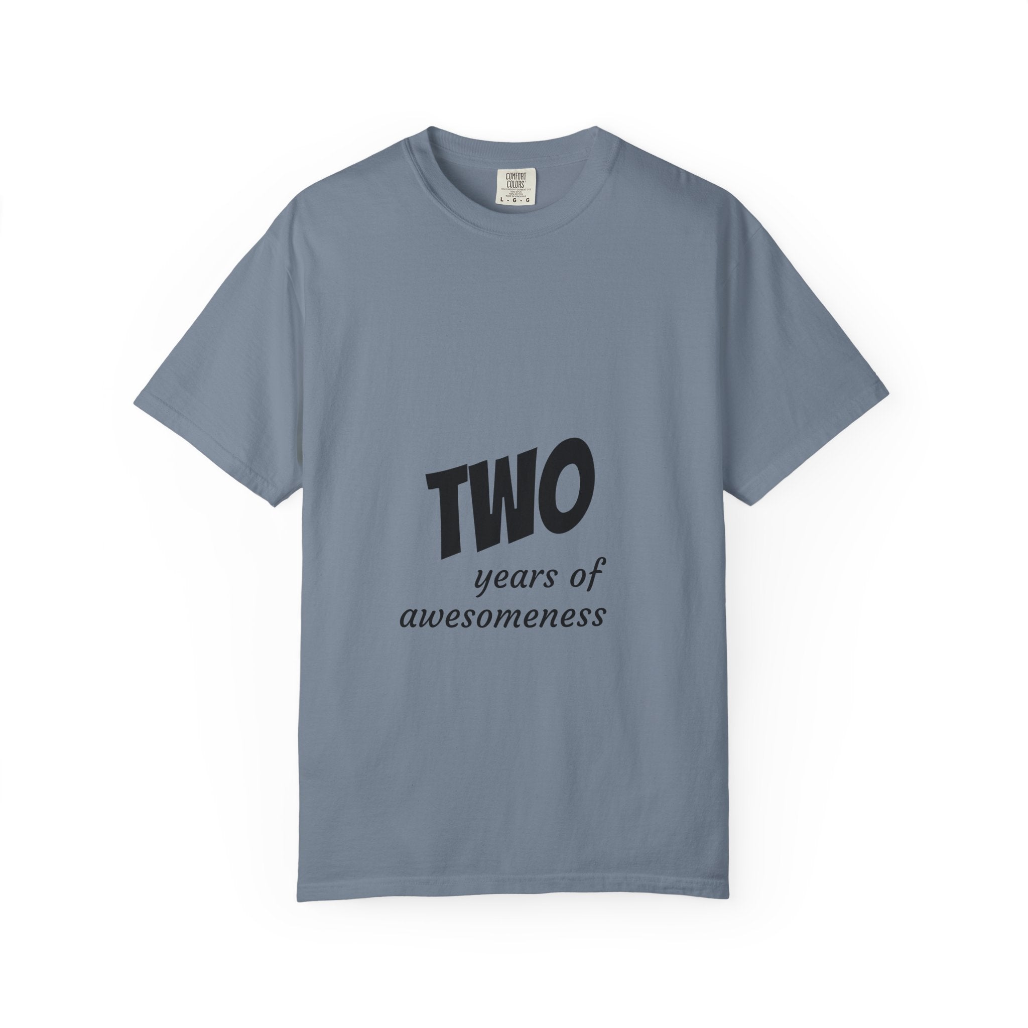 T-Shirt — "TWO years of awesomeness" Anniversary Tee with "Knowledge Powered by Google" Back Design