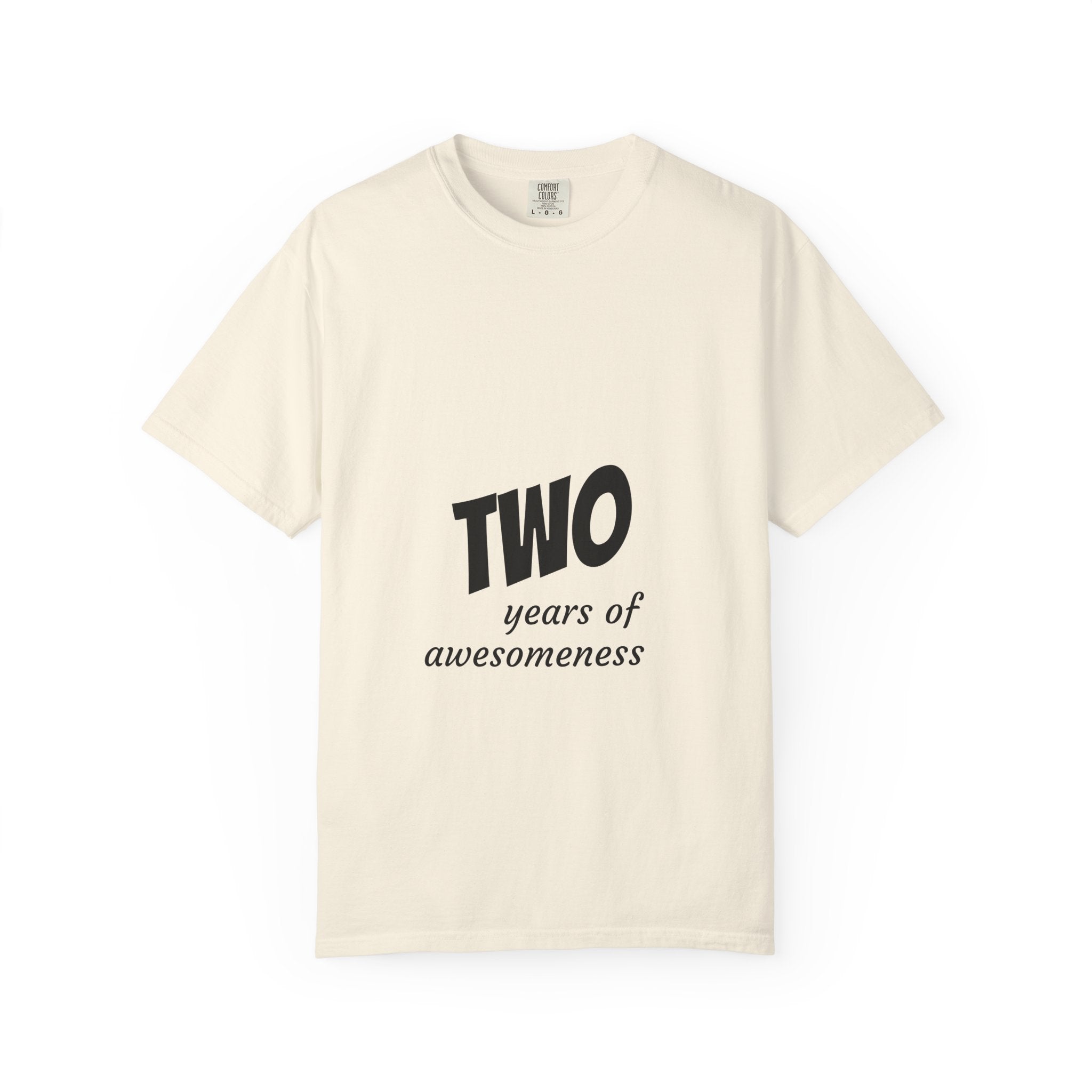 T-Shirt — "TWO years of awesomeness" Anniversary Tee with "Knowledge Powered by Google" Back Design