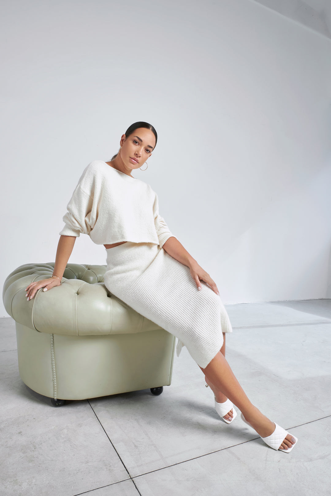 Maglione Crop con Scollo a Barca - Bio Gaga