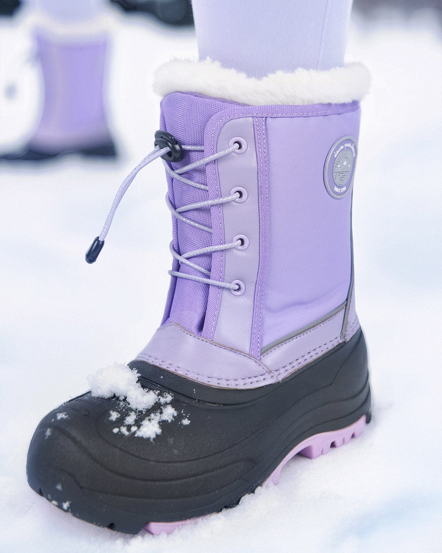 Winter Boots Lavender With Removable Liner