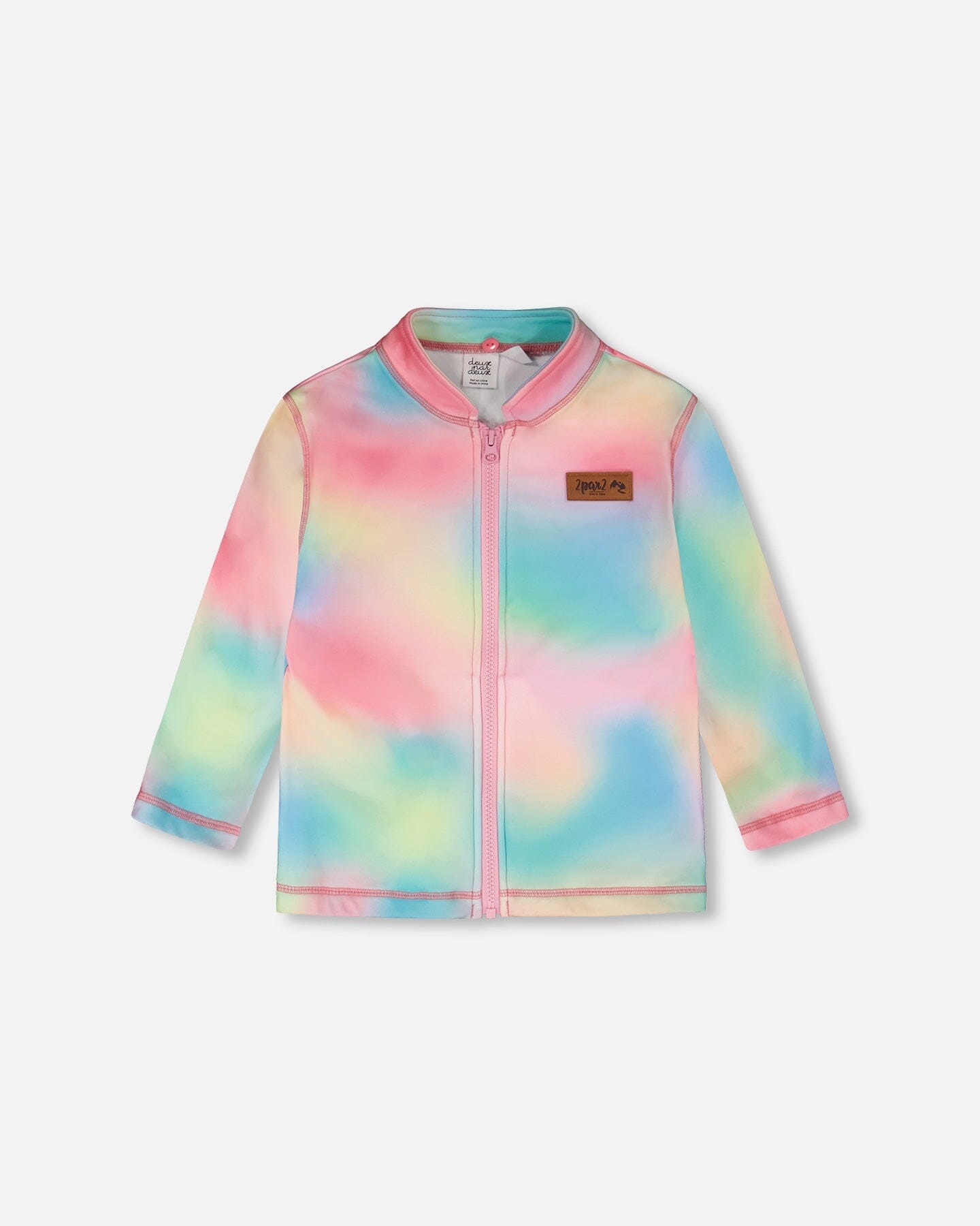 3-In-1 Two-Piece Mid-Season Outerwear Set Black Animal Print - Multicolored Inner Jacket