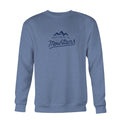 Men's Mountains Crew Sweatshirt, Heather Navy